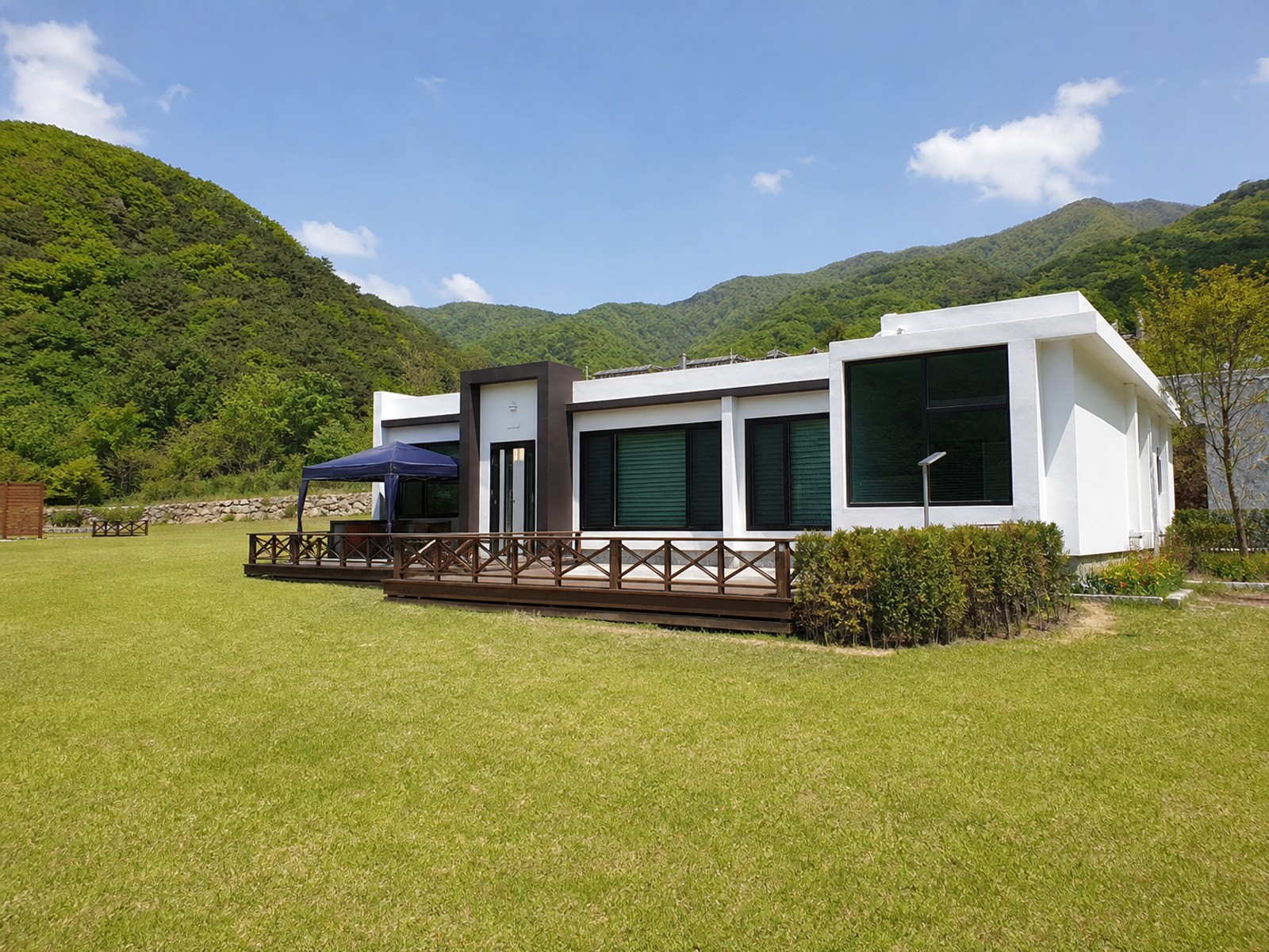 가평군 상면 애견 풀빌라 펜션 매매 — 독채 4동, 토지 1,200평